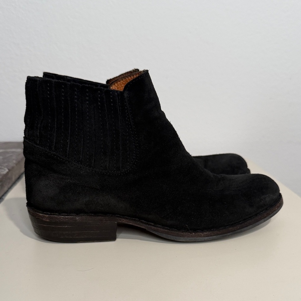 Florentini + Baker Black Suede Ankle Booties | IT 36 (US 6) | Made in Italy